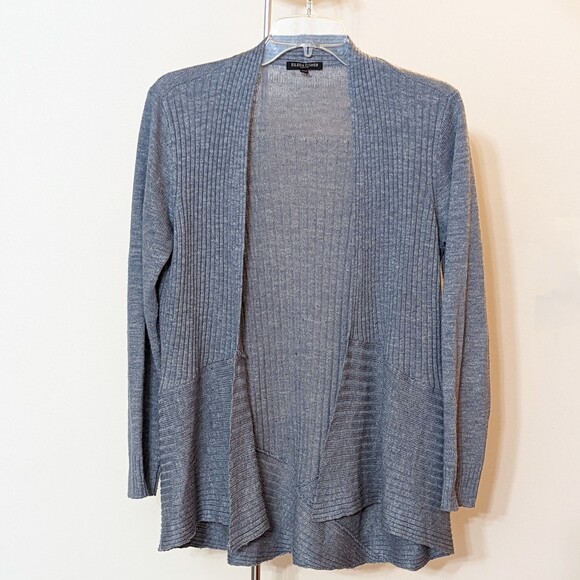 Eileen Fisher Sweaters - Eileen Fisher Womens Sz S-P Cardigan Luxe Boho Bohemian Earthy Minimalist